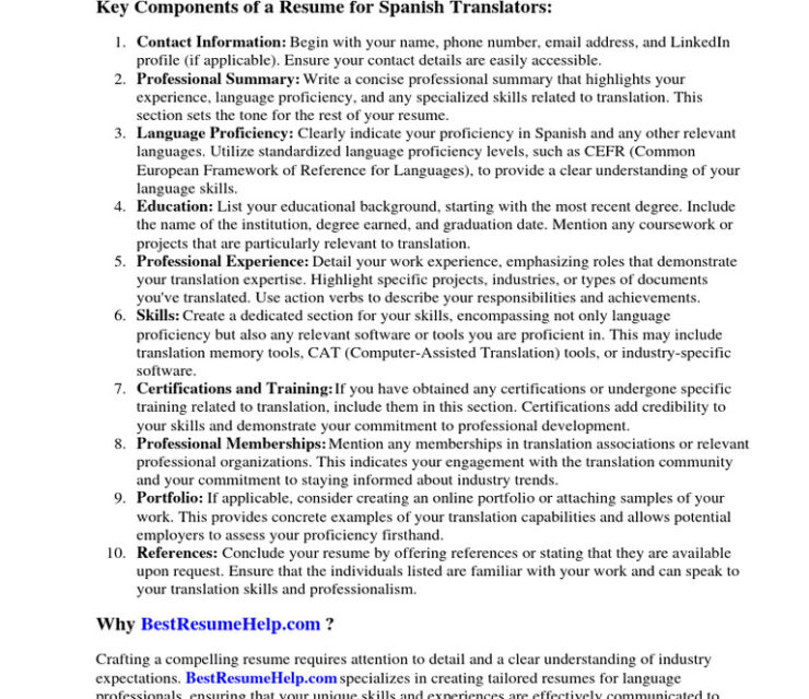 How Do You Say Resume in Spanish? Translation & Context