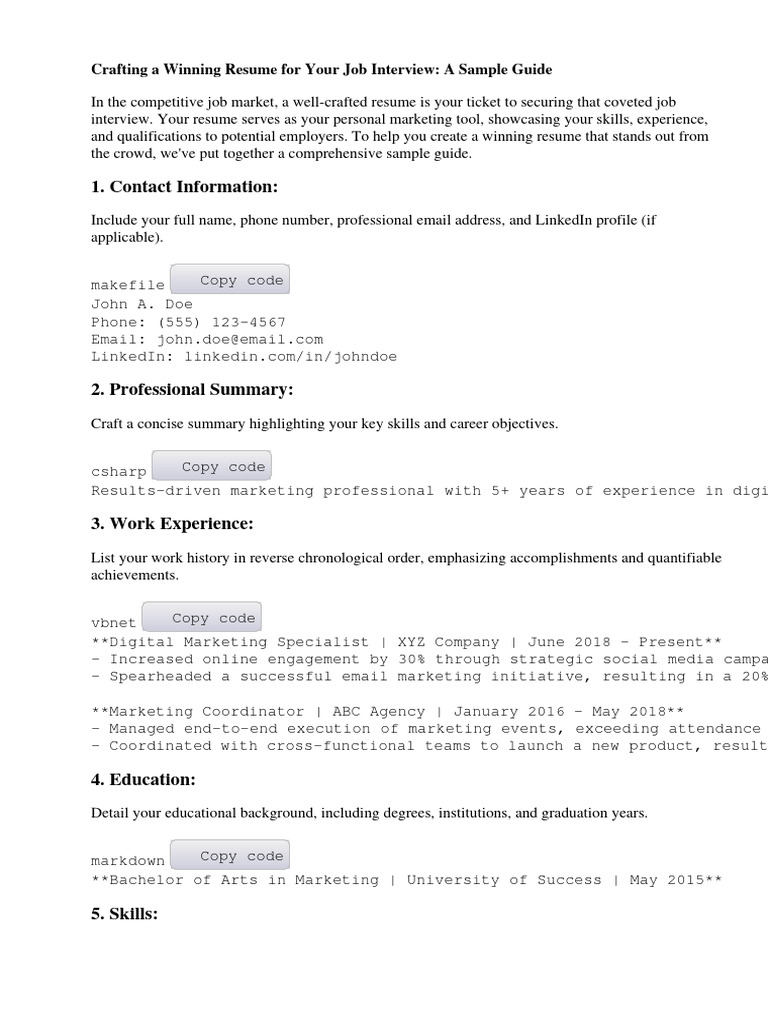 How Do I Write a Resume That Lands Interviews? Start Here