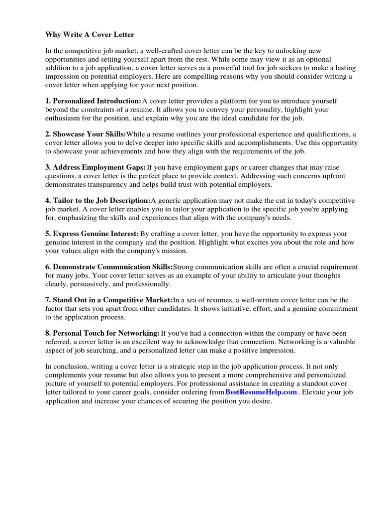 What Is a Cover Letter for a Resume? Why It Still Matters