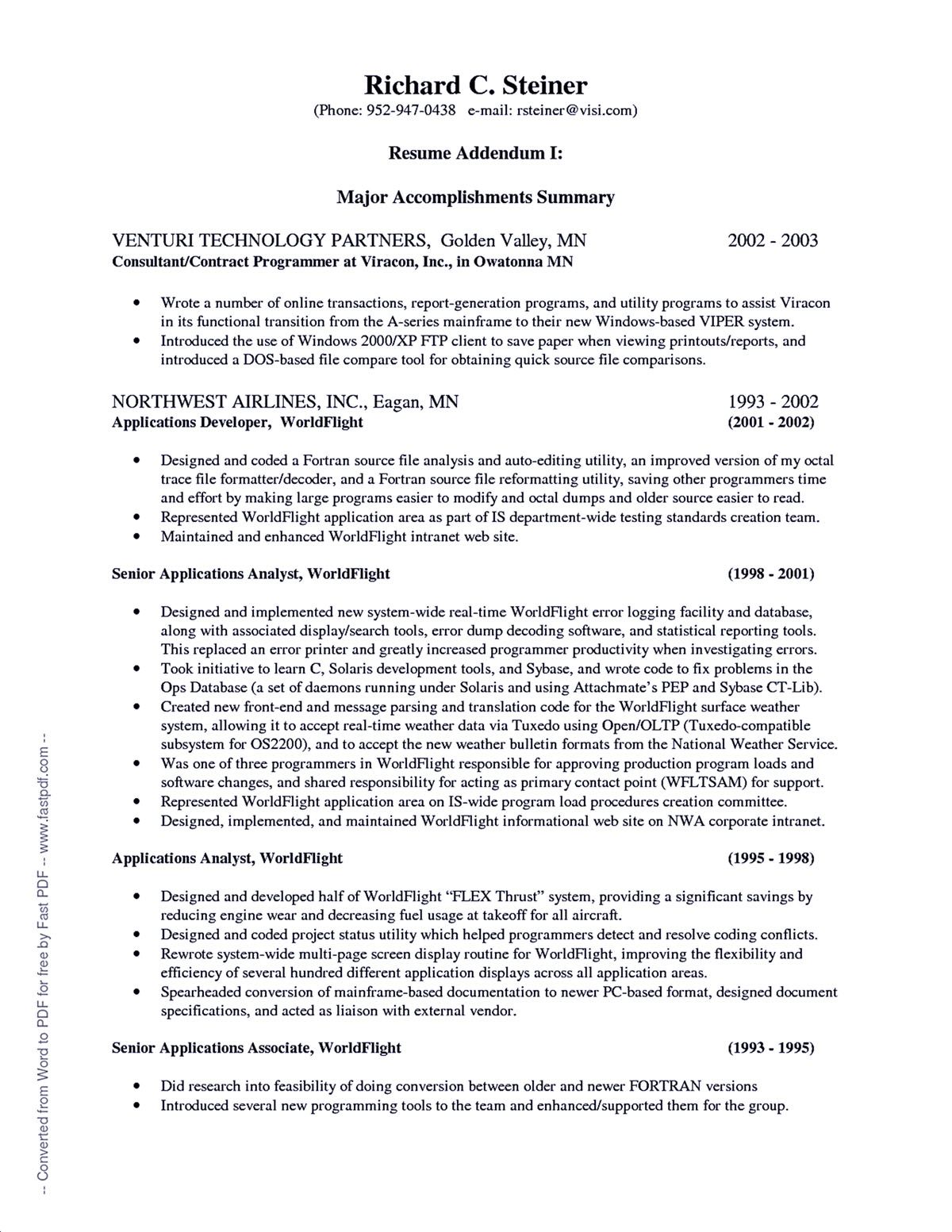 Accomplishment Section on Resume: What to Include & How