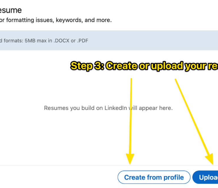 How Can I Upload My Resume to LinkedIn the Right Way?