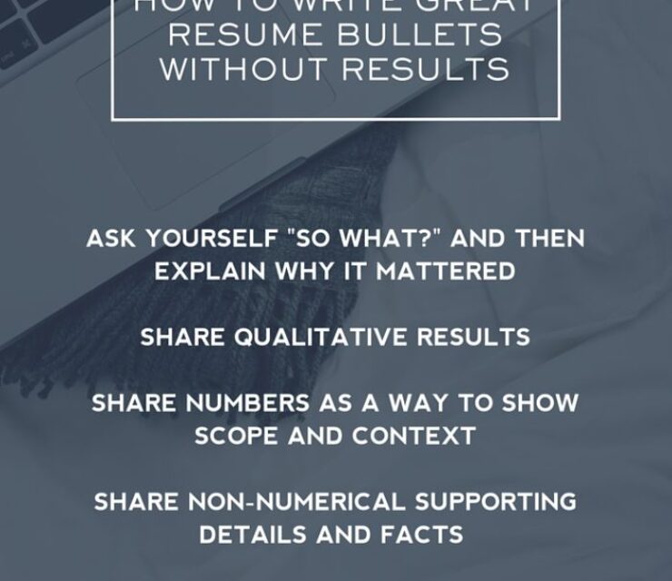 Resume Bullets Without Metrics? Here’s How to Still Show Value