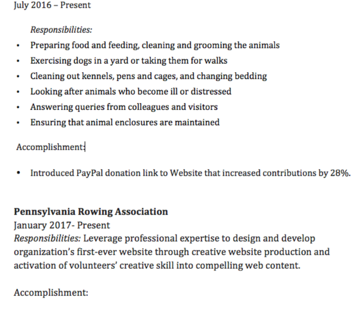 How to Include Volunteer Work on Your Resume for Impact