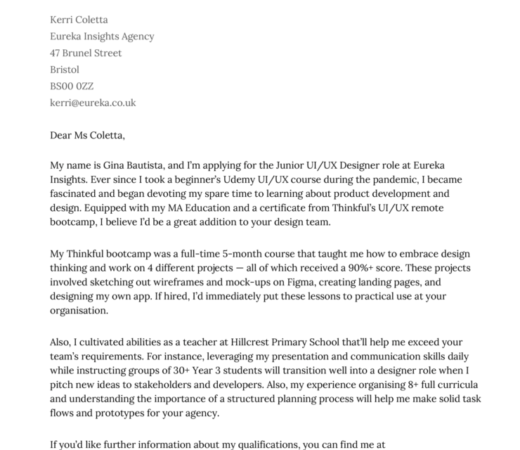 Resume Cover Letter Examples: What It Should Look Like in 2025