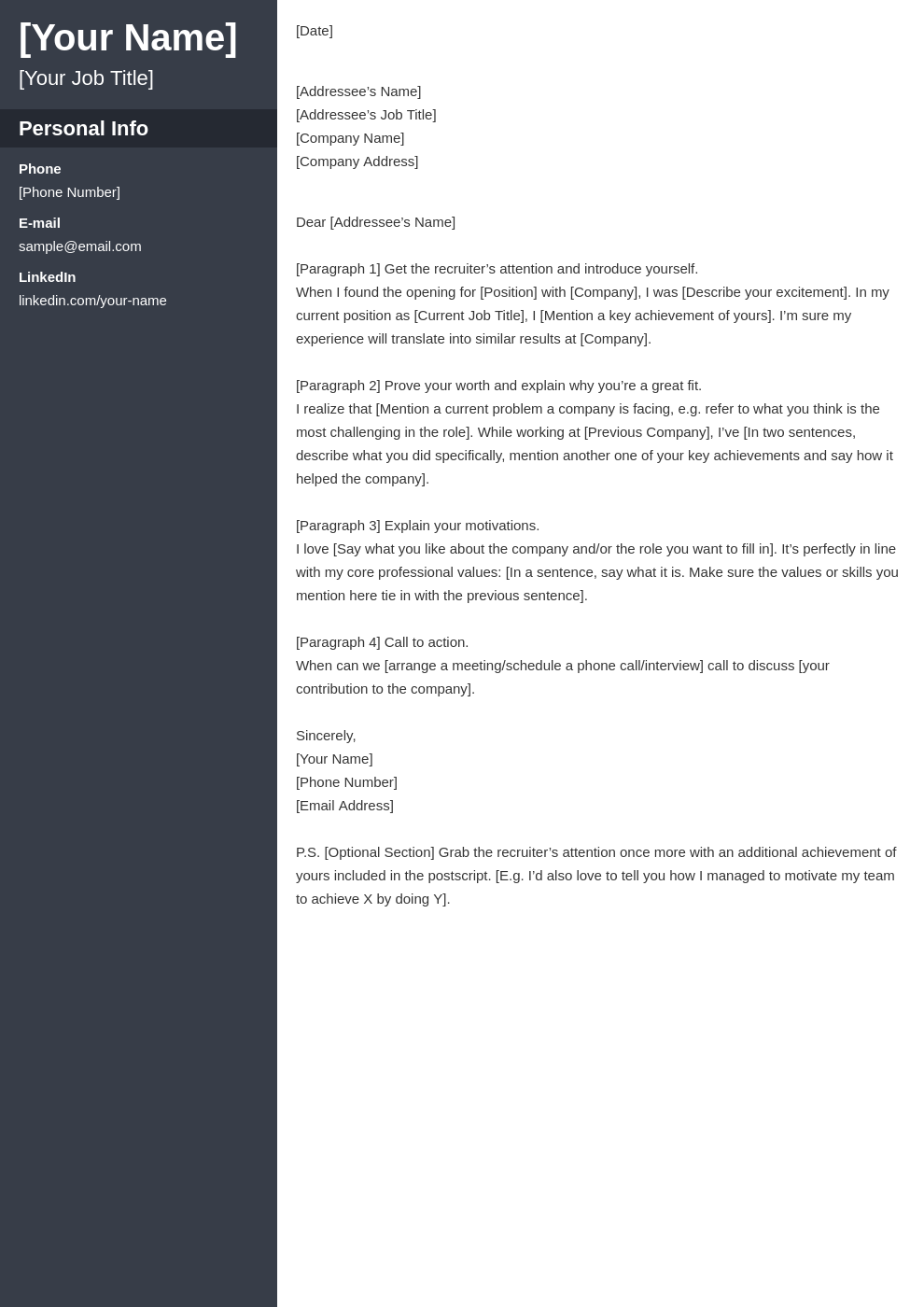 Resume Cover Letter: What It Should Look Like and Why It Matters