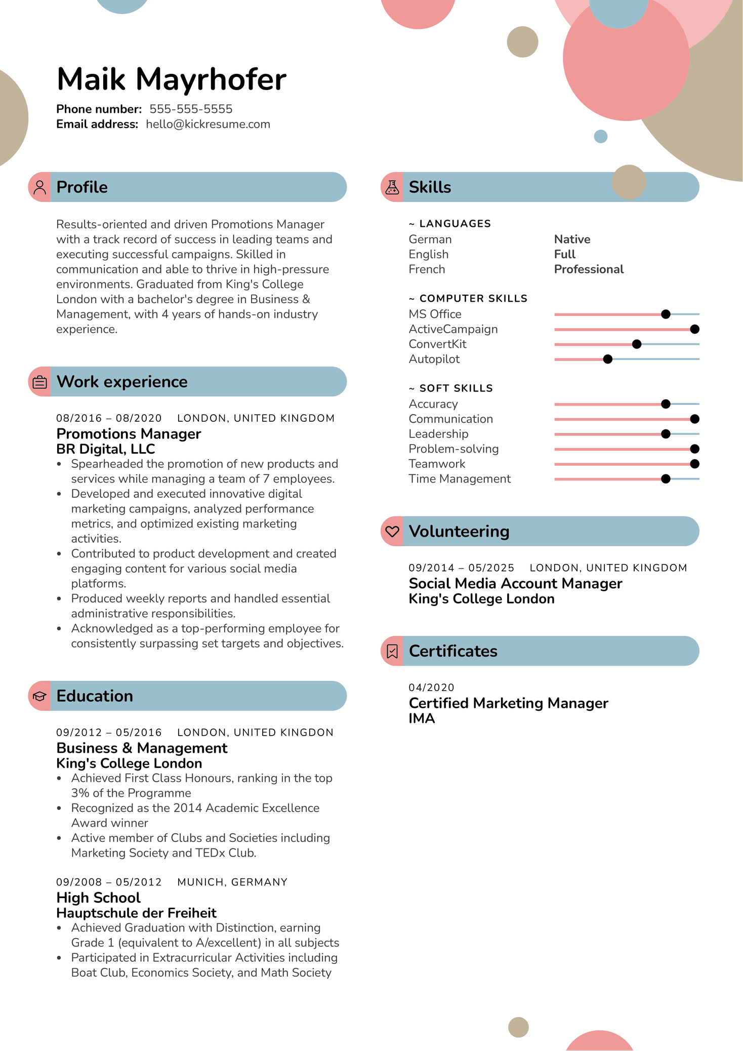 Promotions on Your Resume: How to List Them the Right Way